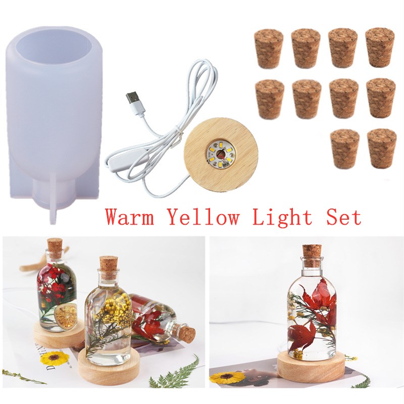 Silicone Epoxy Resin Molds Set - Molde de resina epoxi de cristal