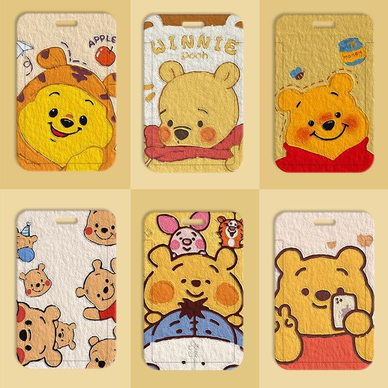 Painting Supplies - Portatarjetas con diseño de Winnie the