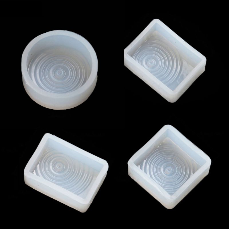 Silicone Epoxy Resin Molds Set - Juego de moldes de silicona transparente