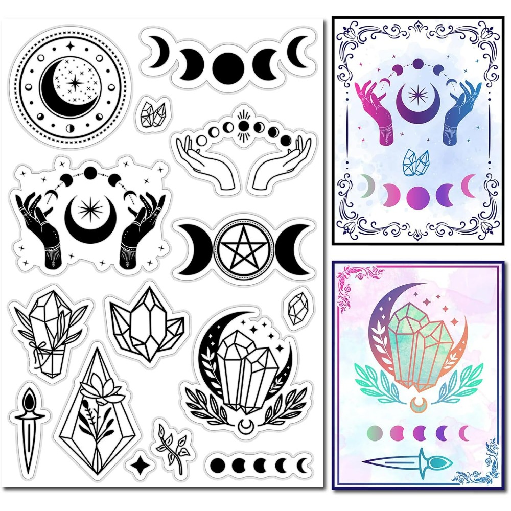 Clear Silicone Stamps For Card Making - Sello de goma de cristal de