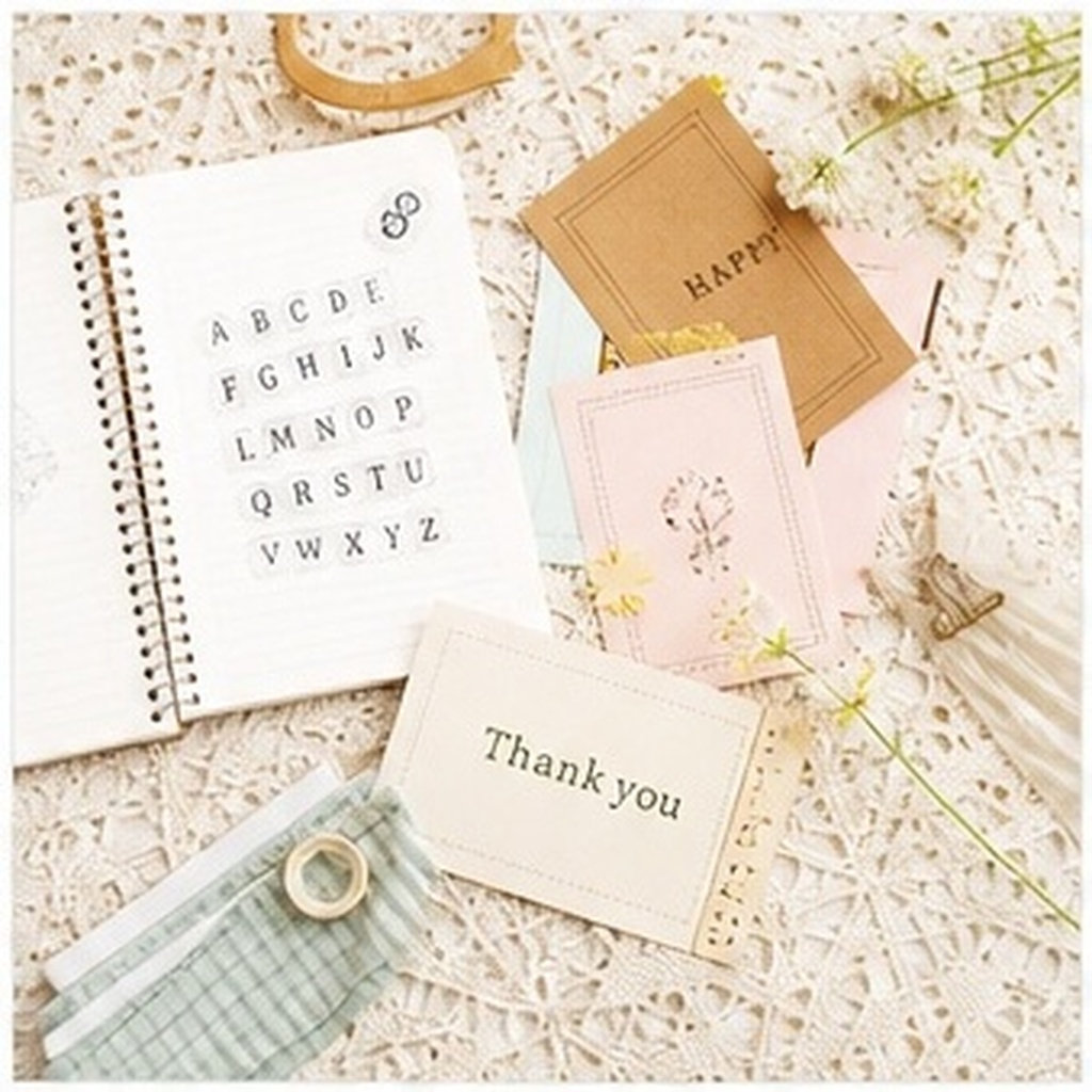 Clear Silicone Stamps For Card Making - 4 unidades de sellos transparentes de