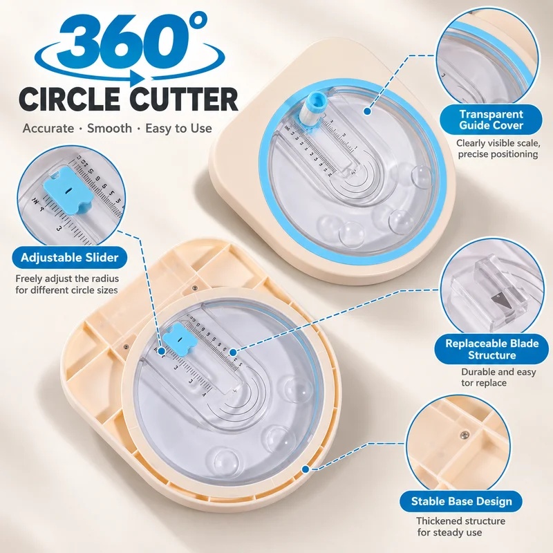 360 °   Cortador de papel circ - Scrapbooking reseña y precio
