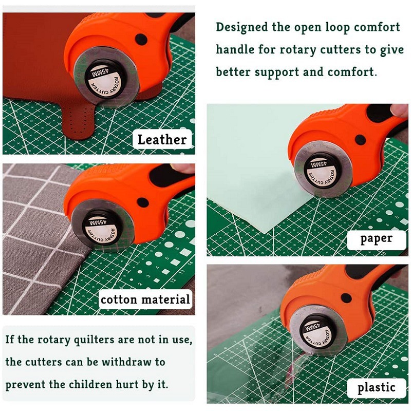 Cuchillas de 45 mm para cortad - Rotary Cutter For Fabric 45Mm reseña y precio