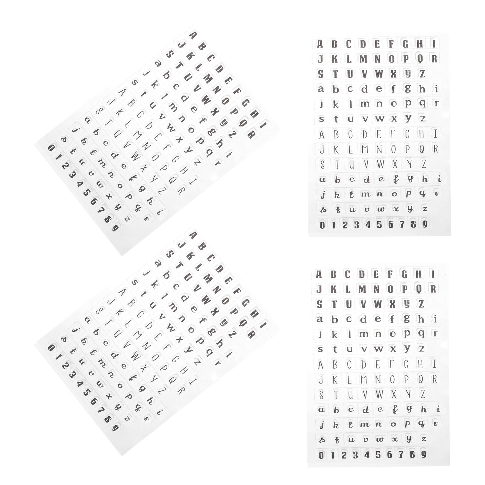 4 unidades de sellos de silico - Clear Silicone Stamps For Card Making reseña y precio