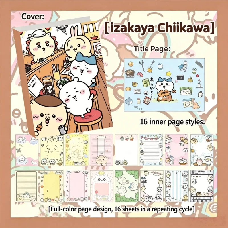 Cuaderno adorable de Chiikawa, - Scrapbooking reseña y precio