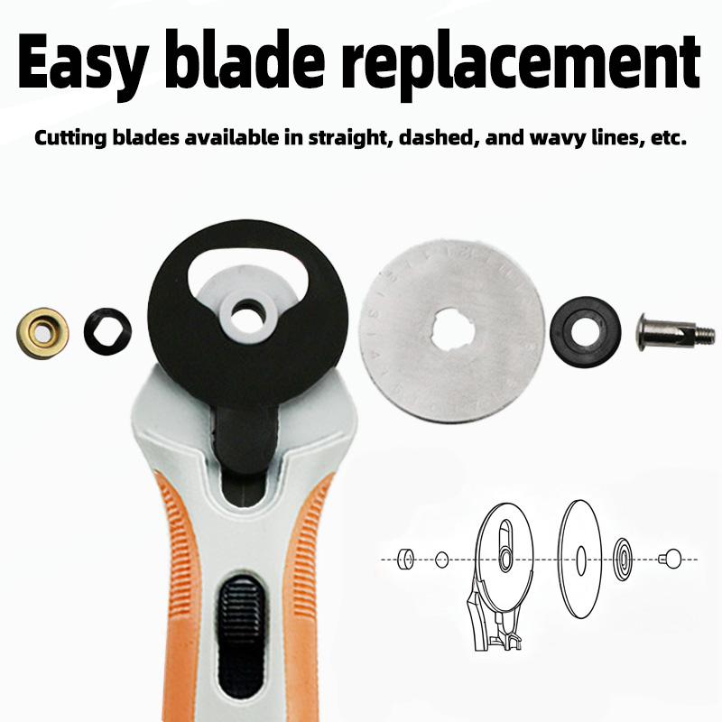 Cortador rotatorio de 45 mm, c - Rotary Cutter For Fabric 45Mm reseña y precio