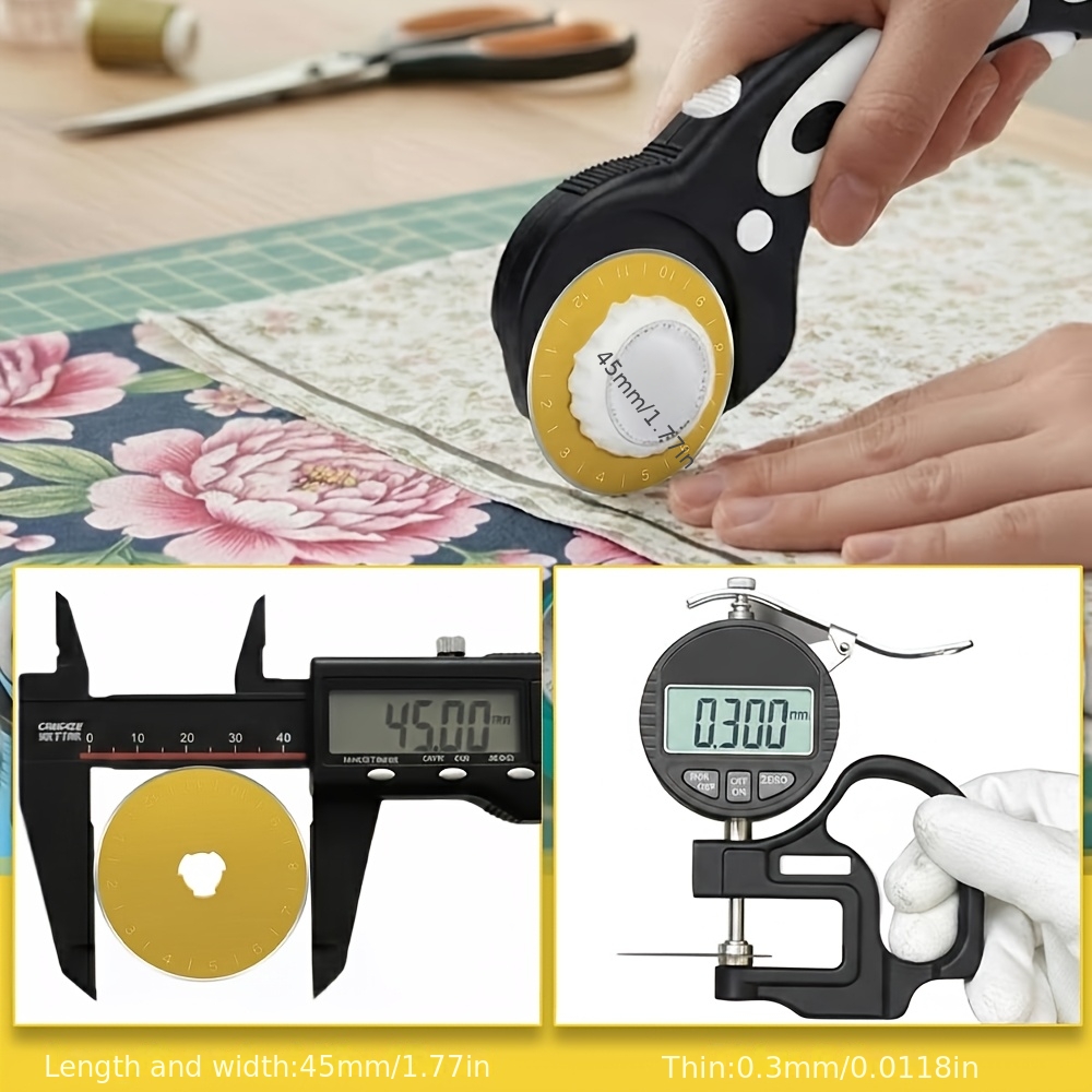 Cuchillas de corte rotativas r - Rotary Cutter For Fabric 45Mm reseña y precio