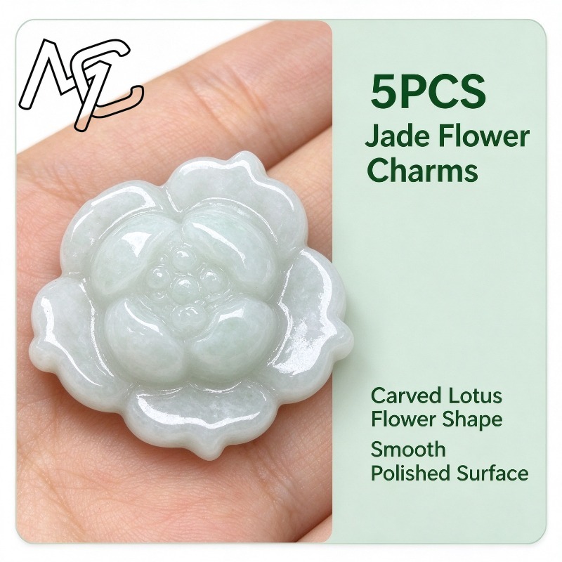 5 piezas de dijes de flor de l - Beading reseña y precio