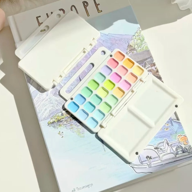 Pigmento de acuarela sólido op - Watercolor Paint Set Solid Pigment reseña y precio