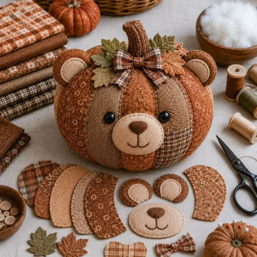 Kit de tela de calabaza de est - Sewing reseña y precio