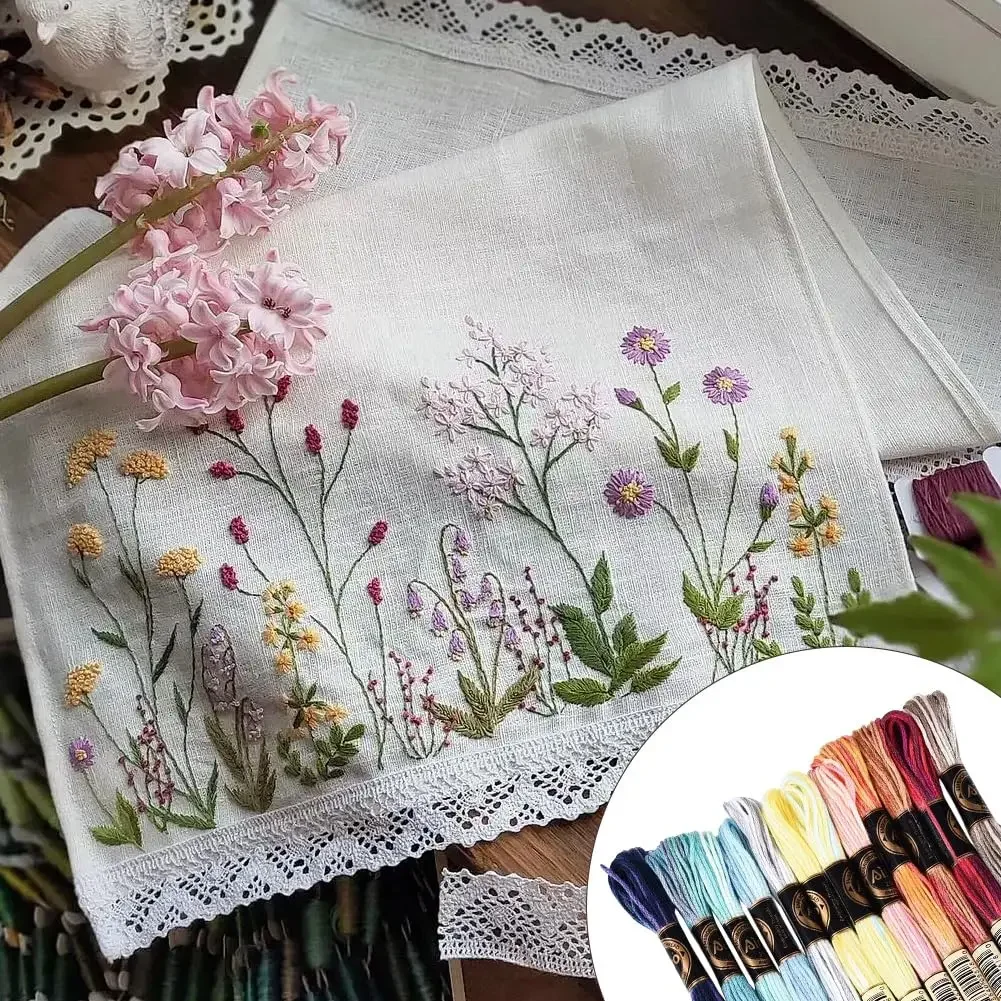 Hilo de bordar para punto de c - Cotton Embroidery Thread Skeins reseña y precio